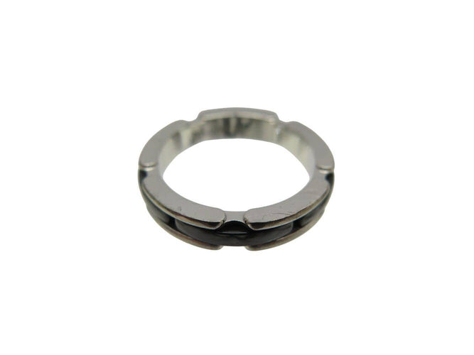 Bague 55 bague CHANEL ultra pm j3092 t55 en or blanc 18k ceramique noire 58 Facettes 271539