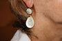 Boucles d'oreilles Boucles d'oreilles anciennes en or et nacre 58 Facettes 7696