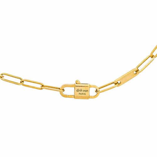 Bracelet Dinh Van  Bracelet Maillon petit modèle Or jaune Diamant 58 Facettes 4553820CN