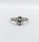 Ring 52.5 Ring Solitaire Art Deco in platinum and old-cut diamond 1.40 carat 58 Facettes A06491