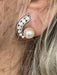 Boucles d'oreilles Boucles d'Oreilles Or Gris Platine Perles Diamants 58 Facettes LOT 6149