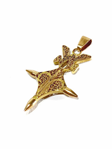 Pendentif Pendentif Croix du Sud or rose 58 Facettes