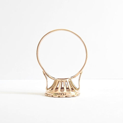 Bague 59 Bague pièce Dos Pesos de 1945 en or jaune 18 carats - Taille EU59 58 Facettes GEL-RI-2PES-YG