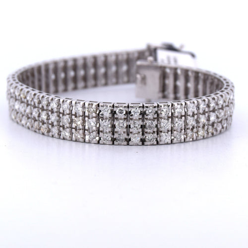 Bracelet BRACELET EN OR BLANC 18KT - 30 g 58 Facettes