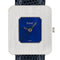 Montre Piaget Protocole RARE Piaget 99042 Lapis Lazuli Dial Protocole Ultra Thin Rectangular Serviced White Gold 58 Facettes