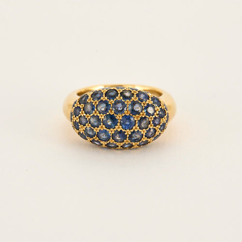 Bague Bague or jaune saphir 58 Facettes LP1065/12