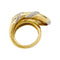 Bague 47 Bague "Noeud", deux ors sertie de diamants. 58 Facettes 31192