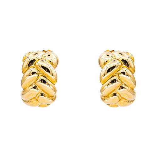 Boucles d'oreilles Boucles d'oreilles Demi créoles Or jaune 58 Facettes 4286097CN