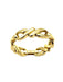 Bague 57 HERMES. Bague vintage or jaune 18K 58 Facettes