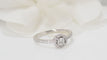 Bague 53 Bague solitaire Messika en or blanc et diamants 58 Facettes 32036