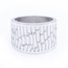 Bague 54 Bague en or blanc et diamants 58 Facettes N102905