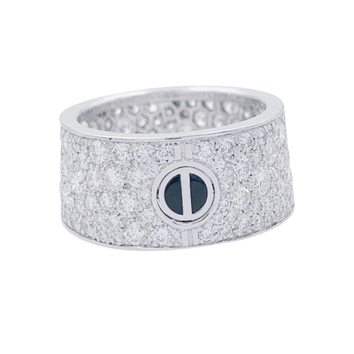 Bague 51 Bague Cartier, "Love", or blanc, diamants. 58 Facettes 32395
