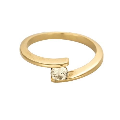 Toi & Moi号黄金钻石戒指 