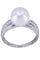 Bague 48 BAGUE PERLE ET DIAMANTS 58 Facettes 086031