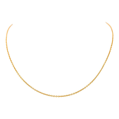 Lanț Zașiu forçat din aur galben 