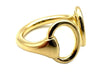 Bague 54-55 HERMES. Collection "Nausicaa", bague or jaune 18K 58 Facettes