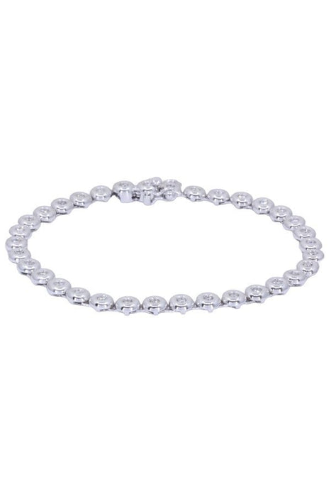 Bracelet Bracelet ligne diamants 58 Facettes 088781