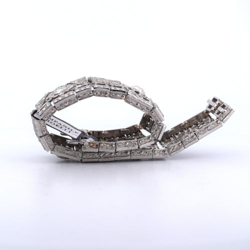 Bracelet BRACELET DÉCO' platine 58 Facettes