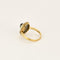 Bague 51 Bague en or jaune, or blanc, saphir et diamants 58 Facettes VAN0130
