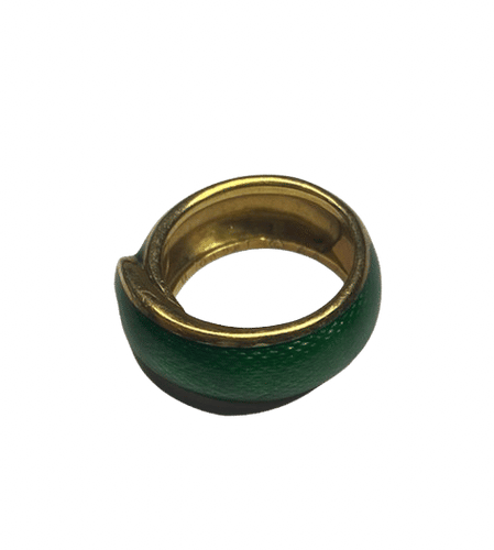 Bague 48 VAN CLEEF & ARPELS - Bague or jaune émail 58 Facettes