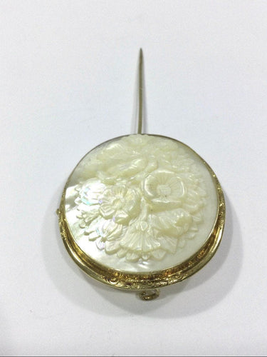 Pendentif Broche pendentif Or Et Nacre 58 Facettes 949001