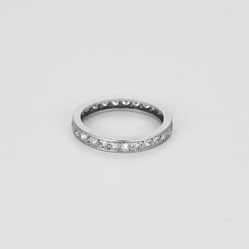Bague 51 Bague en Or blanc 18k 58 Facettes CEC03553