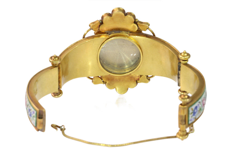 Boucles d'oreilles Rare parure en micromosaïque du XIXe siècle de Menichini Giacomo – Un chef-d'œuvre du Grand Tour 58 Facettes 25043-0119