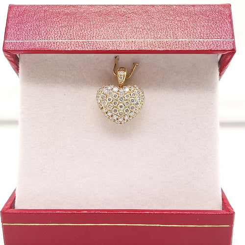 Pendentif Pendentif cœur or & diamants 58 Facettes