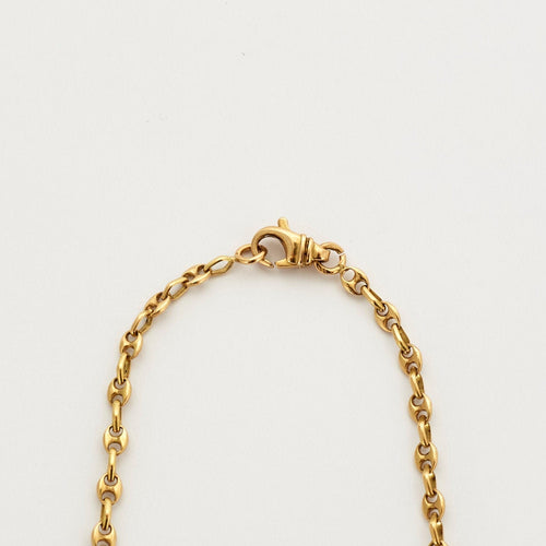 Bracelet Chaine or jaune gourmette 58 Facettes LP173-LP174