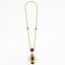 Collier Atelier Georges Lenfant - Exceptionnel Collier en or jaune lapis lazuli ,jade, nephrite, corail et onyx. 58 Facettes 58FC9
