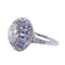 Bague 50 bague art déco diamants saphirs 58 Facettes 4263