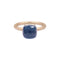 Bague 51 Bague Pomellato, « Nudo Petit», or blanc, or rose, topaze blue London. 58 Facettes 34988