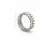 Bague 54 Alliance or blanc - Diamants taille marquise 58 Facettes 1.0002595/1