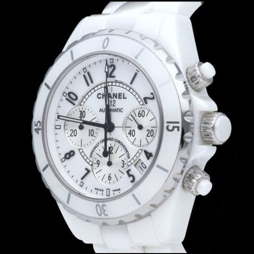 Montre Chanel Montre J-12 Chronograph Automatic Ceramic 58 Facettes MT44647