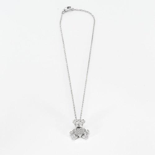 Collier POMELLATO, collier ORSETTO or blanc diamants 58 Facettes 35000111