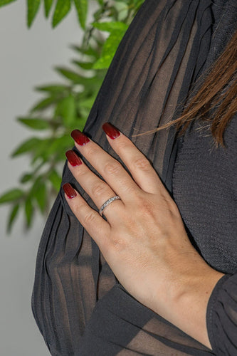 Bague 52 Bague Alliance américaine Platine Diamant 58 Facettes 3500631CN