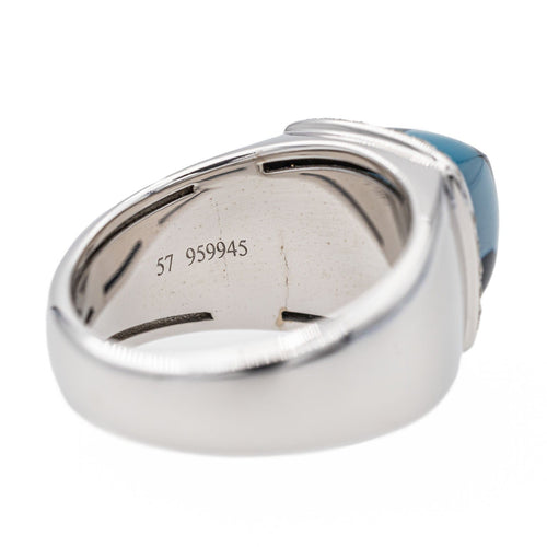 Bague 57 Fred Bague Pain de sucre Or blanc Topaze, Diamant 58 Facettes 3249891CN