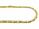 Collier Collier Or jaune Lisse et Sablé 58 Facettes