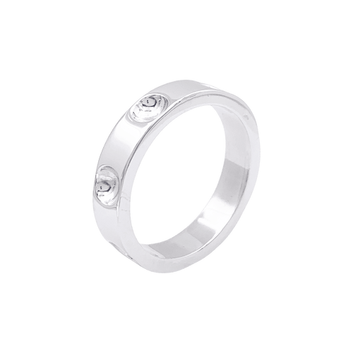 Bague 58 Alliance Louis Vuitton, or blanc 58 Facettes 34392