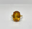 Bague 57 Bague cocktail citrine 7 carats 58 Facettes
