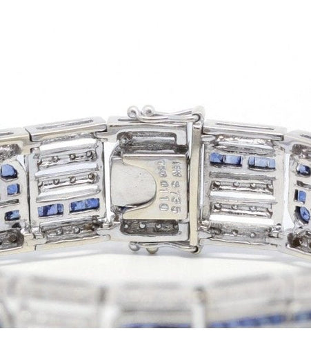 Bracelet Bracelet - Or, Saphirs & Diamants 58 Facettes 190328R