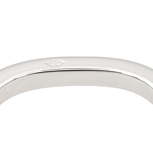 Bague 48 Dinh Van Bague Alliance Carré Or blanc 58 Facettes 4061231CN