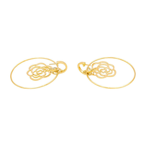 Boucles d'oreilles Chanel Boucles d'oreilles Camélia Or jaune 58 Facettes 4662253RV