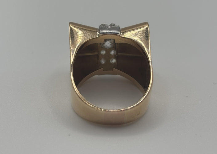 Bague 56 Bague TANK Diamants 58 Facettes