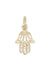 Pendentif Pendentif or jaune main de fatma 58 Facettes 094421