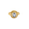 Bague 51 Bague jonc or jaune, saphir et diamants 58 Facettes PAL32302