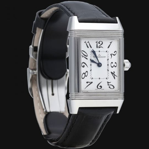 Montre Jaeger Lecoultre Montre Reverso Classic Medium Duetto 58 Facettes MT43595