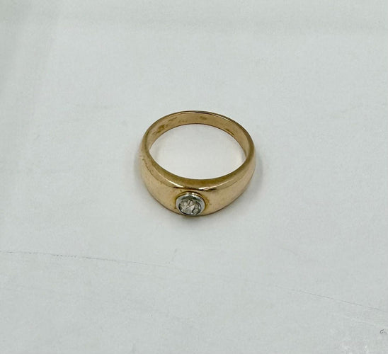 Bague 58 Bague homme jonc diamant 58 Facettes