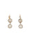 Boucles d'oreilles Dormeuses en or jaune et diamants 58 Facettes 744