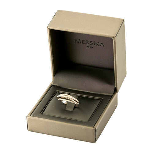 Bague 58 MESSIKA - Gatsby Meli Melo - Bague en Or blanc 18k 58 Facettes B250322